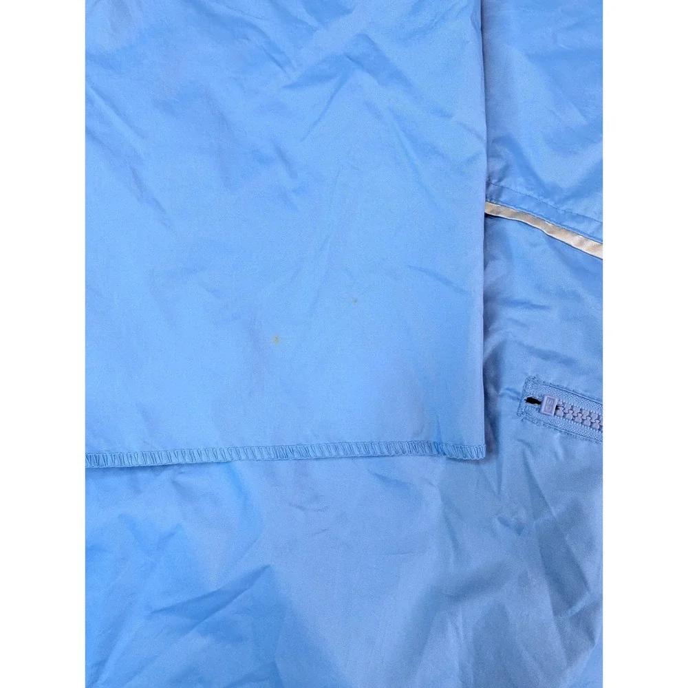 Jordan Rain Jacket Men XXL Blue NC Tar Heels Short Sleeve Anorak Pullover Pocket